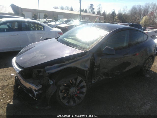 2022 TESLA MODEL Y PERFORMANCE VIN: 7SAYGDEF3NF510535