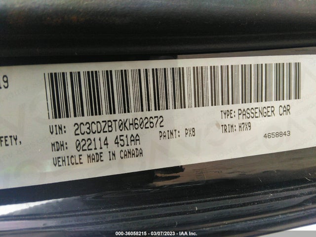 Dodge Challenger R/t 2019 2C3CDZBT0KH602672 Image 9