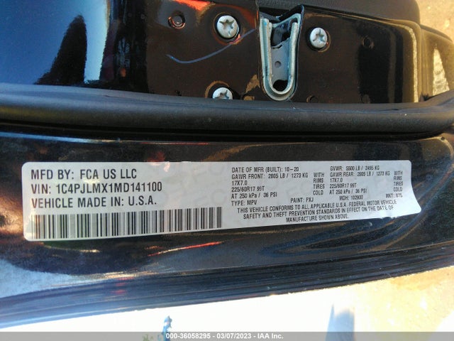 Jeep Cherokee Latitude Lux 2021 1C4PJLMX1MD141100 Image 11