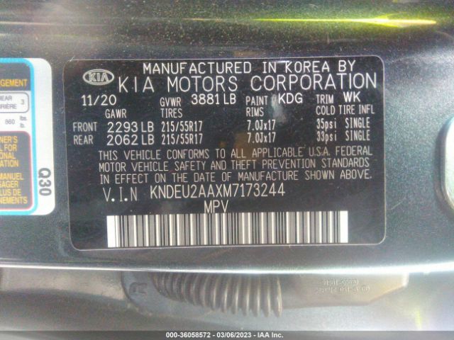 KNDEU2AAXM7173244 KIA SELTOS S