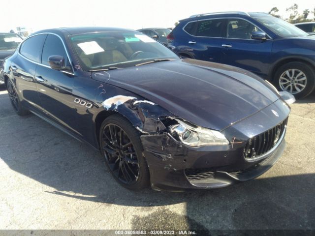 2014 Maserati Quattroporte Gts მანქანა იყიდება აუქციონზე, vin: ZAM56PPA2E1080393, აუქციონის ნომერი: 36058583