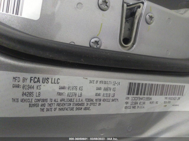 Dodge DART SXT 2015 1C3CDFBH4FD199504 Image 10
