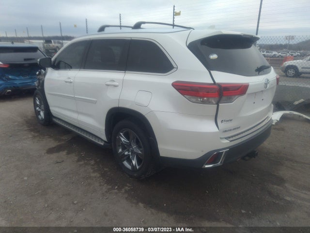 2019 TOYOTA HIGHLANDER LIMITED VIN: 5TDYZRFH5KS307660