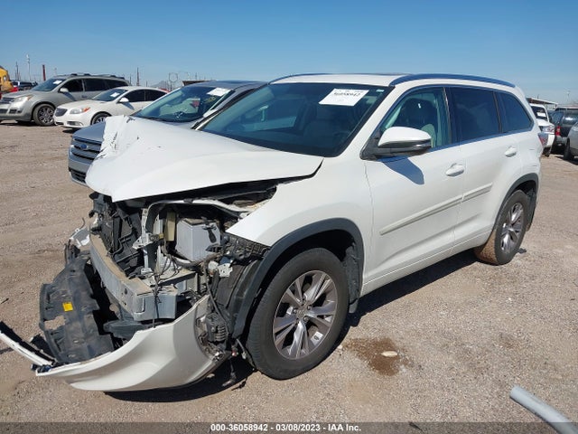 Toyota Highlander Xle 2015 5TDJKRFH4FS144124 Image 2