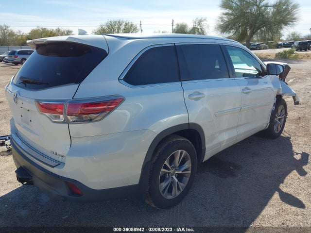 Toyota Highlander Xle 2015 5TDJKRFH4FS144124 Image 6