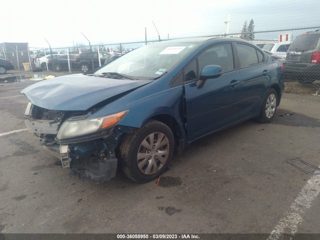 2012 HONDA CIVIC LX VIN: 19XFB2F5XCE335765