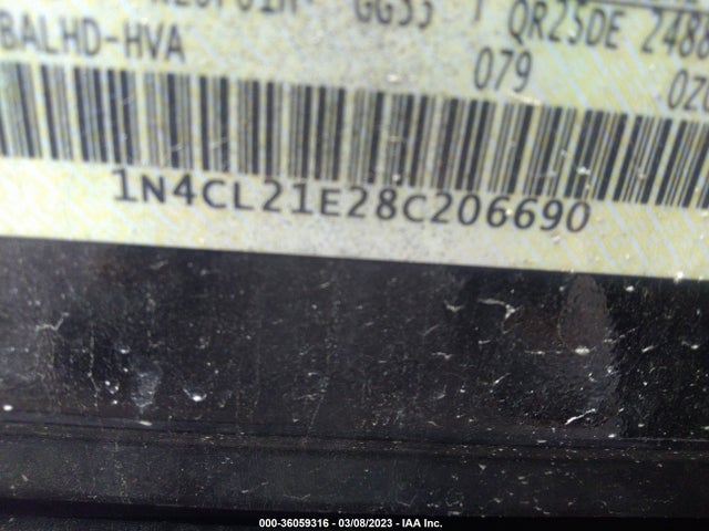 Nissan Altima 2008 1N4CL21E28C206690 Image 10