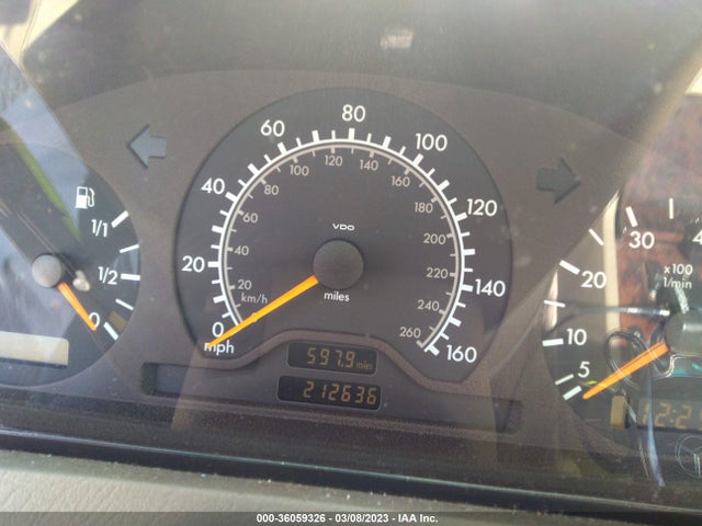 2000 MERCEDES-BENZ C-CLASS KOMPRESSOR VIN: WDBHA24G2YA839302