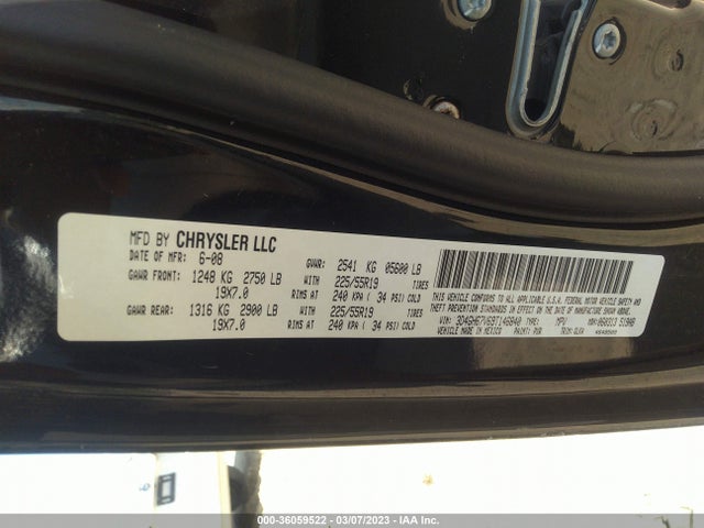 2009 DODGE JOURNEY R/T VIN: 3D4GH67V69T146840