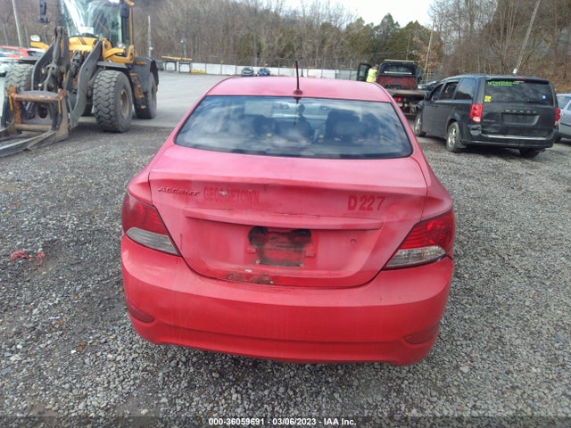 2012 HYUNDAI ACCENT GLS VIN: KMHCU4AE5CU068922