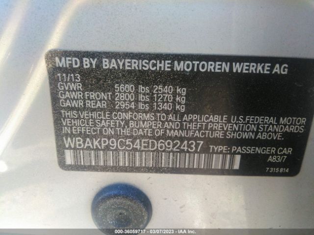 WBAKP9C54ED692437 BMW 5 Series 550i Xdrive