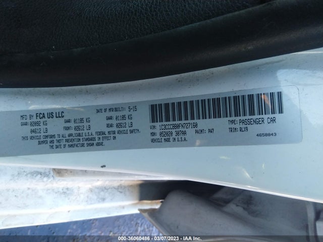Chrysler 200 S 2015 1C3CCCBB0FN727160 Image 9