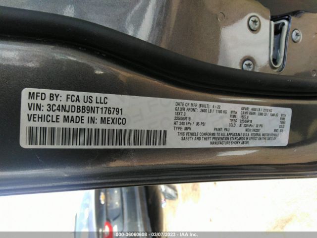 3C4NJDBB9NT176791 Jeep Compass Altitude