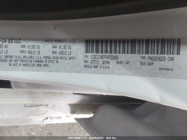 Chrysler 200 Limited 2015 1C3CCCAB7FN752056 Image 11