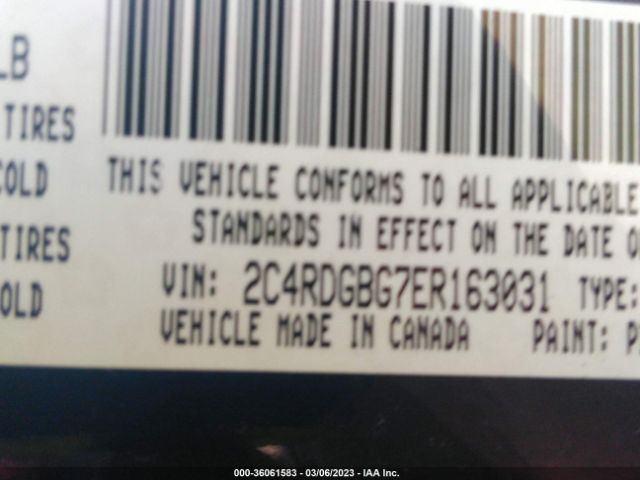 2C4RDGBG7ER163031 Dodge Grand Caravan Se