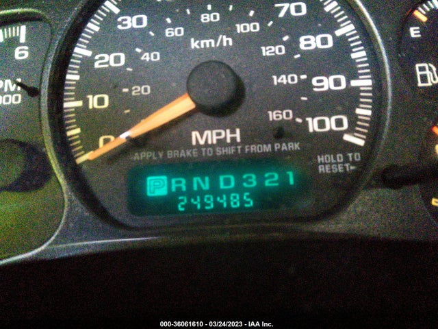 2001 CHEVROLET SILVERADO 1500HD LT VIN: 1GCGC13U01F213474