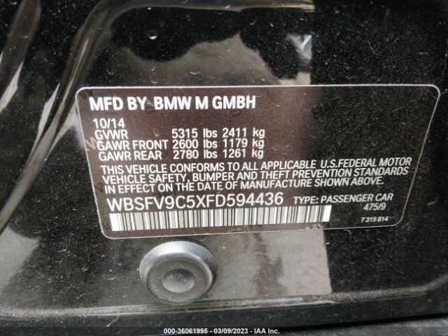 WBSFV9C5XFD594436 BMW M5