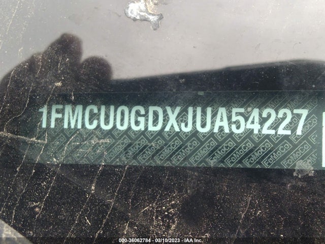Ford ESCAPE SE 2018 1FMCU0GDXJUA54227 Image 10