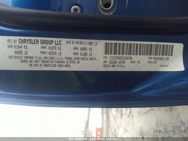Dodge DART SXT 2013 1C3CDFBA5DD302798 Image 10