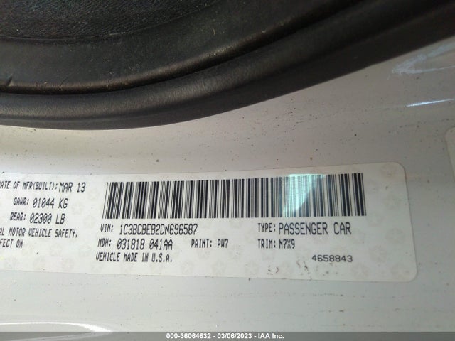 Chrysler 200 Touring 2013 1C3BCBEB2DN696587 Image 10