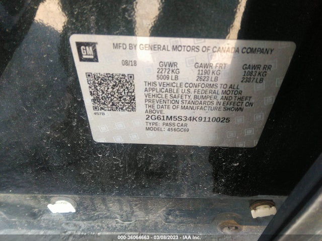 Cadillac XTS LUXURY 2019 2G61M5S34K9110025 Image 9