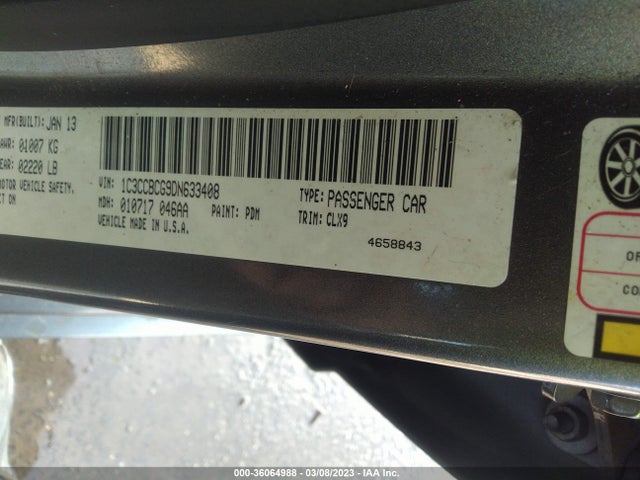 Chrysler 200 Limited 2013 1C3CCBCG9DN633408 Image 10