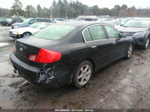 2004 INFINITI G35 SEDAN W/LEATHER VIN: JNKCV51F74M701016