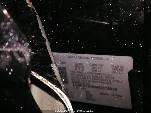 Chevrolet Traverse Premier 2021 1GNERKKW0MJ169516 Image 9