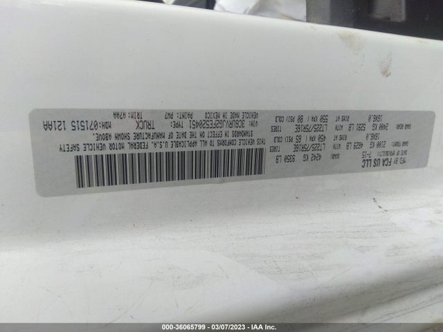 RAM Promaster 2015 3C6URVJG2FE520451 Image 11