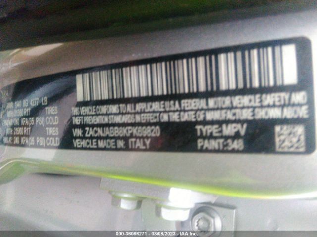 ZACNJABB8KPK69820 Jeep Renegade Latitude