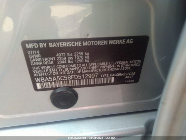 WBA5A5C58FD512997 BMW 5 Series 528i