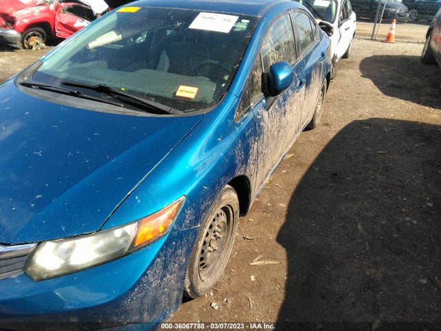 2012 HONDA CIVIC SDN LX VIN: 19XFB2F54CE034909