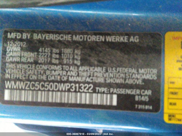WMWZC5C50DWP31322 Mini COOPER COUNTRYMAN
