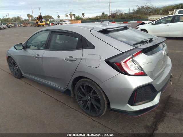 2018 HONDA CIVIC HATCHBACK SPORT VIN: SHHFK7H49JU225992