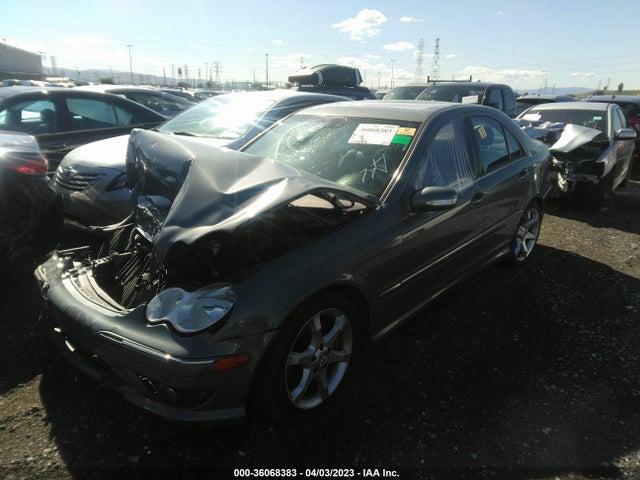 2007 MERCEDES-BENZ C-CLASS 2.5L SPORT VIN: WDBRF52H87F900477