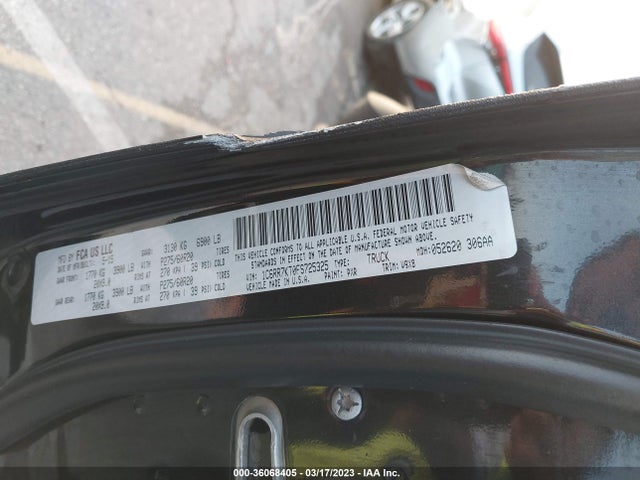 1C6RR7KT0FS725325 RAM 1500 Express