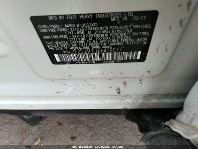 JF2SJAPC7EH419677 Subaru Forester 2.5i Touring