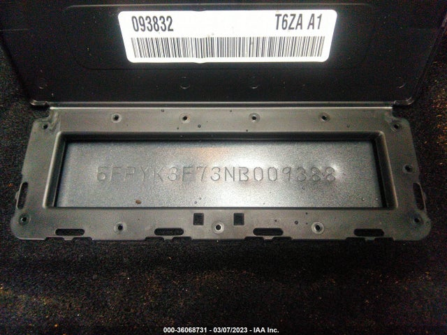 2022 Honda Ridgeline, VIN: 5FPYK3F73NB009388