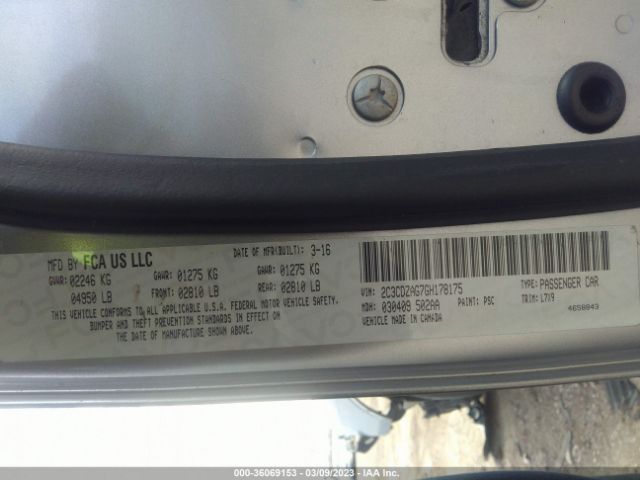 2C3CDZAG7GH178175 Dodge Challenger Sxt