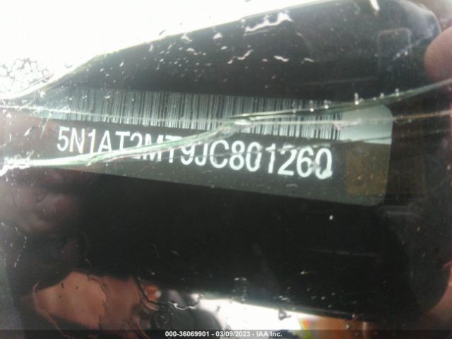 5N1AT2MT9JC801260 Nissan Rogue Sl
