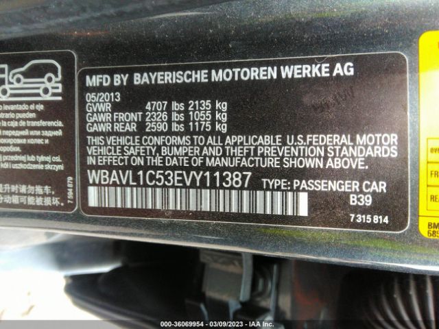 WBAVL1C53EVY11387 BMW X1 Xdrive28i