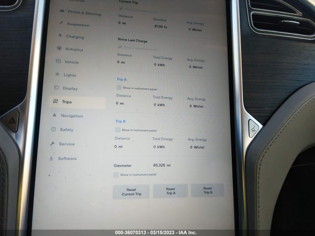 Tesla Model S 60 Kwh Battery/p85 2014 5YJSA1H14EFP53788 Image 7