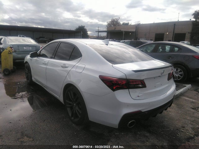 2020 ACURA TLX W/A-SPEC PKG RED LEATHER VIN: 19UUB1F68LA008604