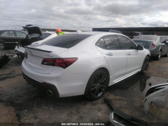 2020 ACURA TLX W/A-SPEC PKG RED LEATHER VIN: 19UUB1F68LA008604