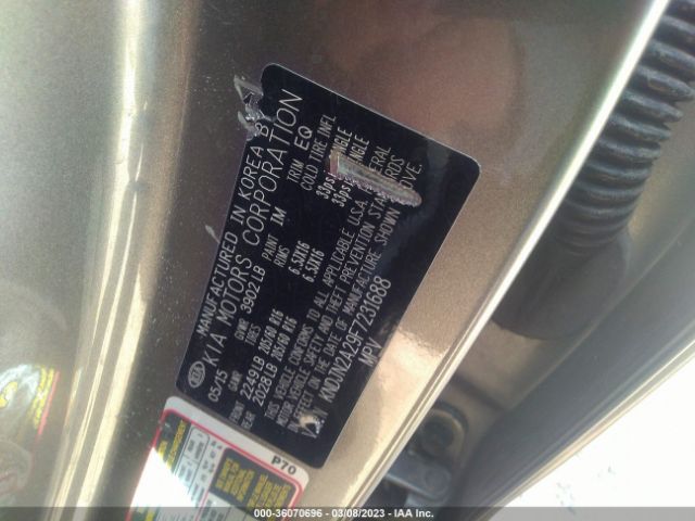 KNDJN2A29F7231688 KIA Soul Base