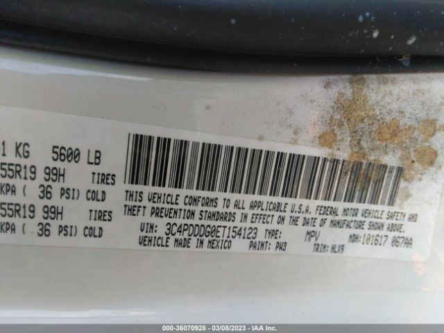 3C4PDDDG0ET154123 Dodge Journey Limited