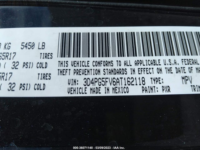 Dodge Journey Sxt 2010 3D4PG5FV6AT162118 Image 9