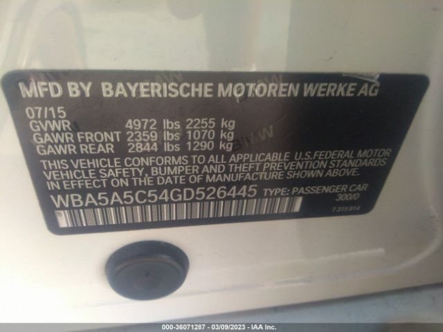 WBA5A5C54GD526445 BMW 5 Series 528i