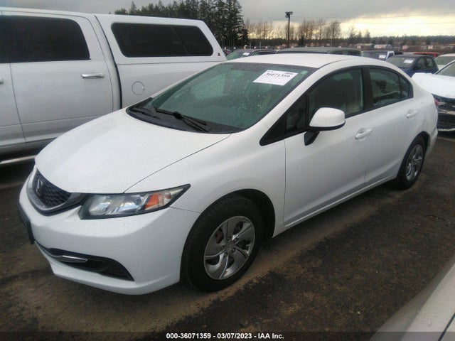 2013 HONDA CIVIC SDN LX VIN: 2HGFB2F5XDH555169
