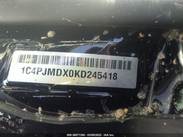 1C4PJMDX0KD245418 Jeep Cherokee Limited
